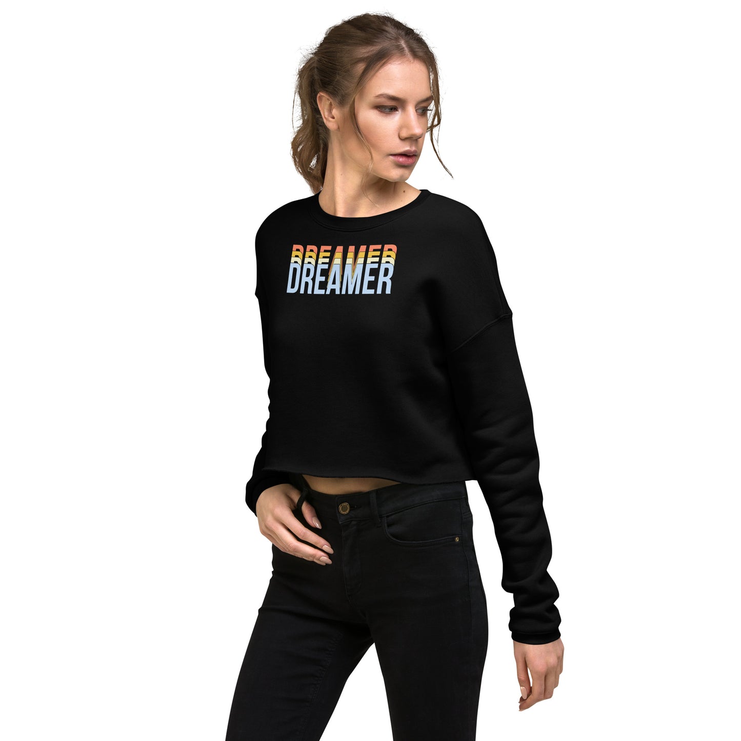 "Dreamer" Crop Sweatshirt